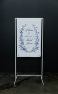Fabric Bridal Shower Sign Modern Wedding Shower Sign Fabric Linen Custom Shower ceremony Boho Bridal Welcome Sign Wedding Ceremony Sign 5