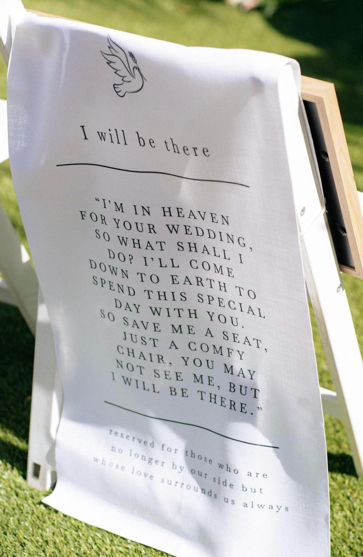 Fabric Custom linen memorial sign Personalized memorial sign family memorial sign wedding linen sign memorial sign