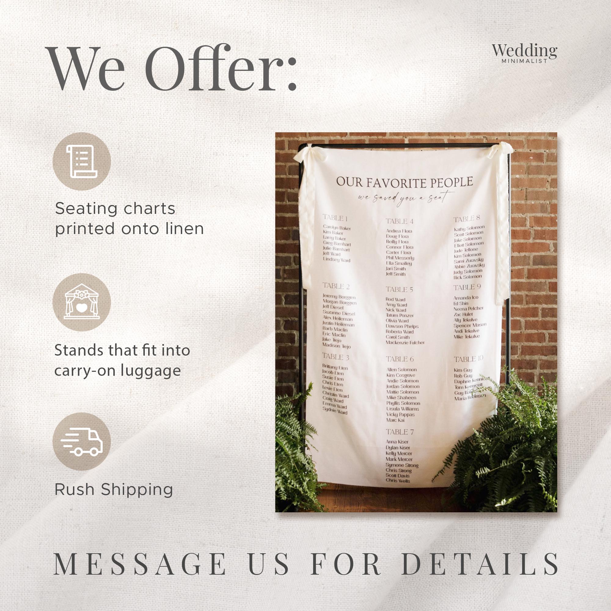 Fabric Wedding Welcome Sign Modern Wedding Welcome Sign Fabric Linen Custom Wedding ceremony Boho Wedding Welcome Sign Wedding Ceremony S2